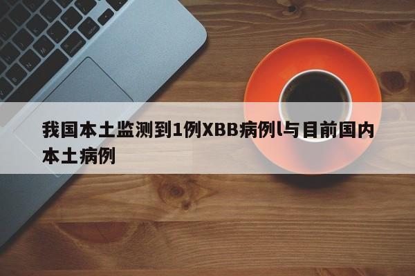 我国本土监测到1例XBB病例l与目前国内本土病例